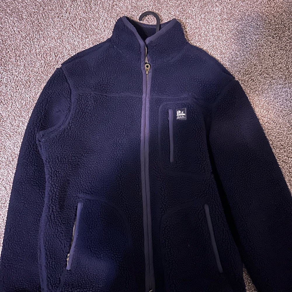 Aime Leon Dore Dark Navy Fleece Jacket Medium